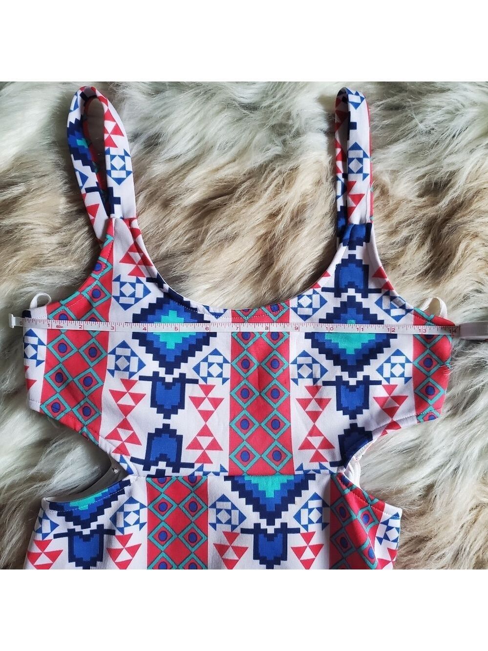 Geometric Print Dress - Picture 5 of 6